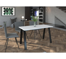 Jedálenský stôl KOBALT, Biely