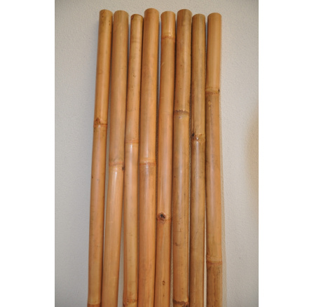 Bambusová tyč 5-6 cm, dĺžka 2 metre - lakovaná medom