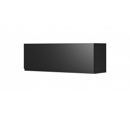 Horizontálna závesná skrinka Loftia - čierna/čierny mat