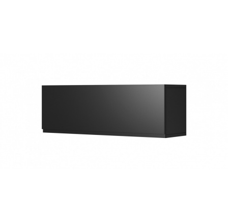 Horizontálna závesná skrinka Loftia - čierna/čierny mat