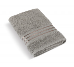 Froté uterák Linie 50x100cm 500g tmavošedá