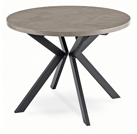 Stôl LUKAS Rozkladací 100-250 cm Betón/Čierny