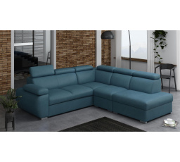 Rohová sedacia súprava Bodie II pravá modrá