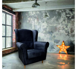 Relaxačné kreslo André tmavo sivé