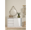 Komoda SIMPLICITY 207, Biely lesk