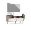TV komoda RUBY, Hickory/Biela