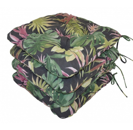 Sedadlo UNI Maxi Monstera motive - sada 4 kusov Sedadlo UNI Maxi Monstera motive - sada 4 kusov