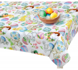 Veľkonočný obrus zajačik a kuriatko