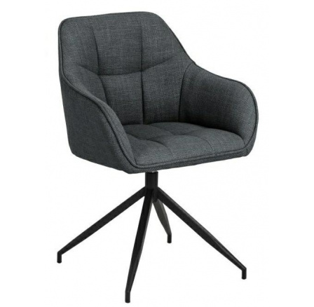 Stolička Brenda tmavošedá