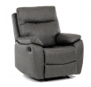 Polohovací křeslo, šedá, látka vintage, TV-4092 GREY3