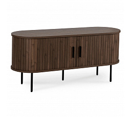 RTV skrinka TRISH 120 cm Dvojdverová Orech