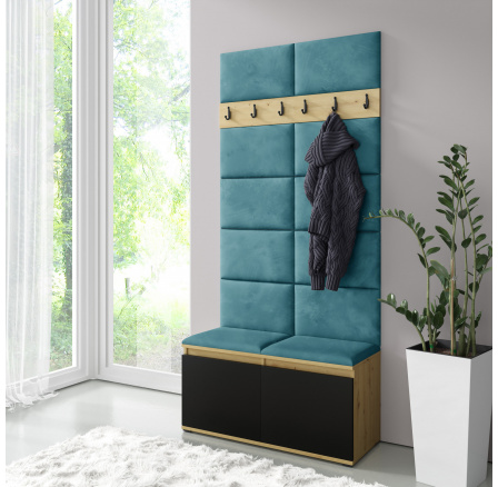 Predsieňová stena EMI 1, Trinity 13/Artisan + čierna