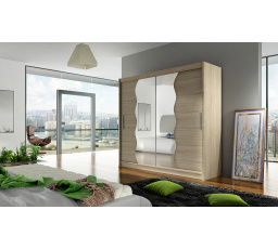 Šatní skriňa BERGER X, Dub sonoma