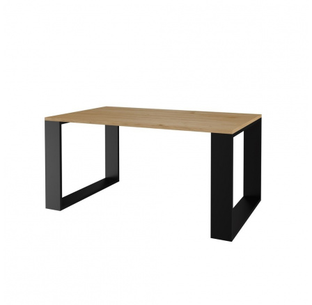 Konferenčný stolík SAVA, Dub artisan/Čierna