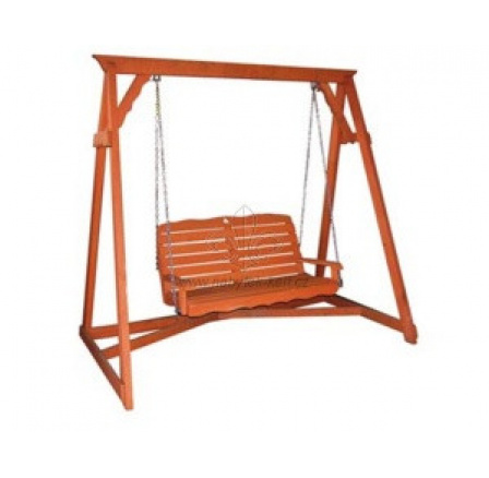 Záhradná drevená hojdačka Teak