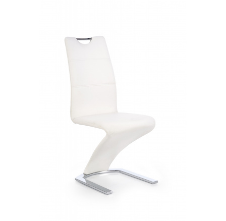 Jedálenská stolička K291, biela