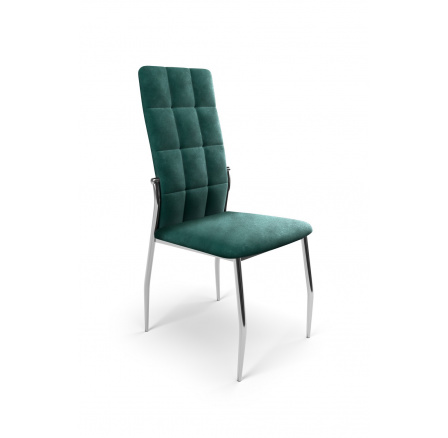 Jedálenská stolička K416, zelený zamat