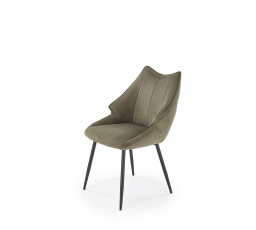 Jedálenská stolička K543, olivová/čierna