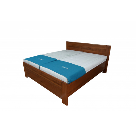 ELIZABET 2 (ELINOR 2 ) 180 - drevená posteľ s podnožou a matracom.14 bočná chlopňa - kolekcia WALNUT "FN" (K150)