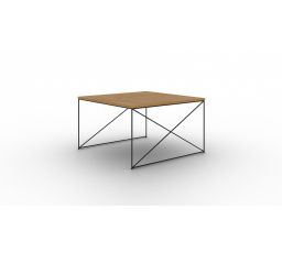 Konferenčný stolík Nelia Čierny+Dub Lancelot