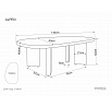 LAVICA ALPEN ECRU / DĽB 130X80