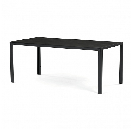 Zahradní stůl 180x90cm, hliník, polywood, šedá, AZT-C1211 GREY