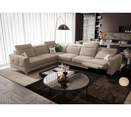 Rohová sedacia súprava s funkciou, relax MALIBU MAX 320x250 - ľavá, béžová