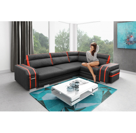 Rohová sedacia súprava AVATAR, Inari 100 + HC51, Pravá