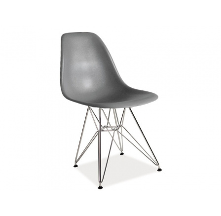 Jedálenská stolička LINO sivá