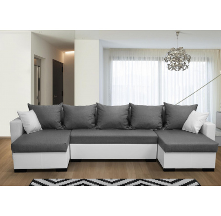 Rohová sedacia súprava v tvare U Adriatic Malmo 90/Soft 17