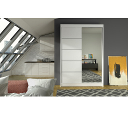 Šatní skriňa LINORA III 120, Biela