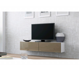 TV komoda VIGO 140 - biela-latte