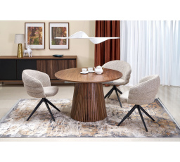 FARGO rozkladací stôl, doska - orechová, nohy - orechové (2p=1ks)