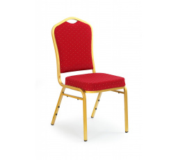 Jedálenská stolička K66, červená