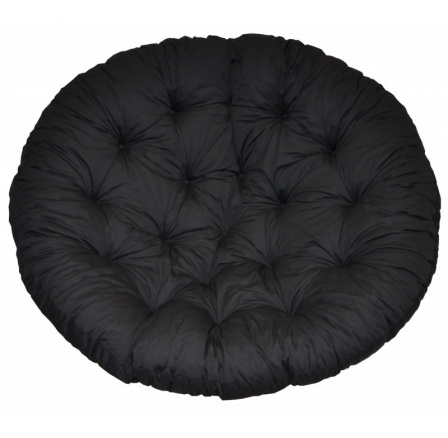 Vankúš pre kreslo papasan 115 cm čierny keper