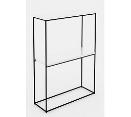 Konzola Velo Čierna+Biely Lesk