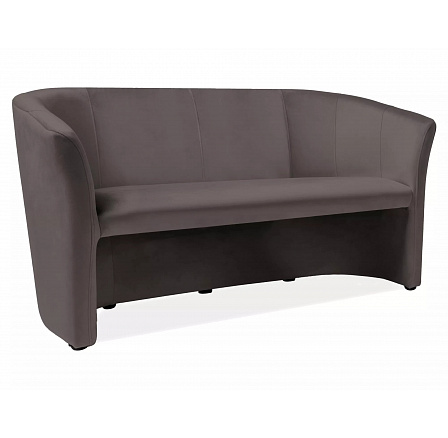 Pohovka TM-3, velvet grey bluvel 14/ wenge Pohovka TM-3, velvet grey bluvel 14/ wenge