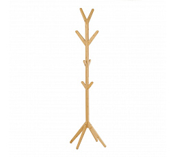 Stojanový věšák, bambus, přírodní, DR-B017 NAT