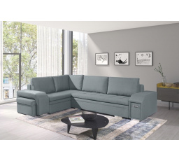 Rohová sedacia súprava Alana L sv.sivá