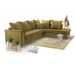 Rohová sedacia súprava P Lidie - khaki