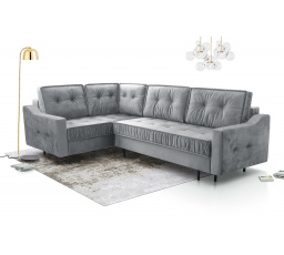 Rohová sedacia súprava L Amalia - sivá