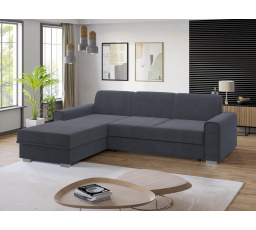 Rohová sedacia súprava Lubor L sivá