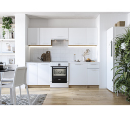 Kuchynská linka DARIA 240, Dub sonoma/Biela