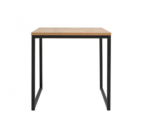 stôl AROZ LAW/50 dub lancelot/čierny kovový rám