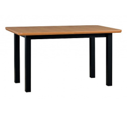 Jedálenský stôl VENUSE 2S (WENUS 2S) dubová dyha prírodná/ nohy čierne - kolekcia "DRE" (K150-Z)