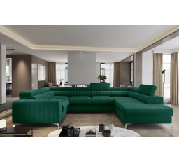 Rohová sedacia súprava v tvare U LOUIS, Nube 35 Pravá