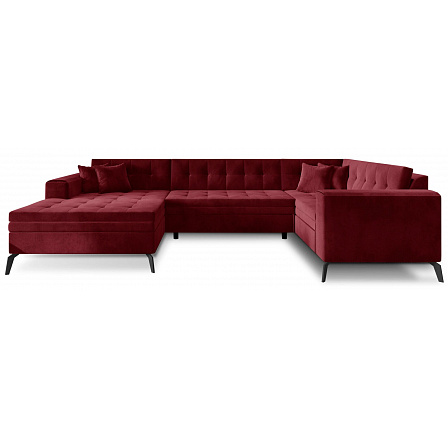 Sedacia súprava v tvare U MONTEZ, Loco 25 ľavá