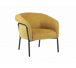 Kreslo CLOVER, BREGO Curry 68/Čierna