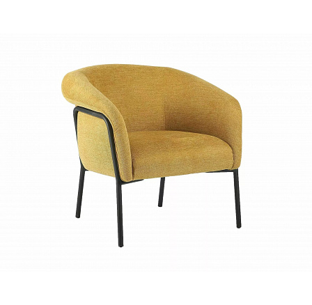 Kreslo CLOVER, BREGO Curry 68/Čierna Kreslo CLOVER, BREGO Curry 68/Čierna