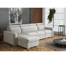 Sedacia súprava Petrit I ľavá Paros svetlo sivá